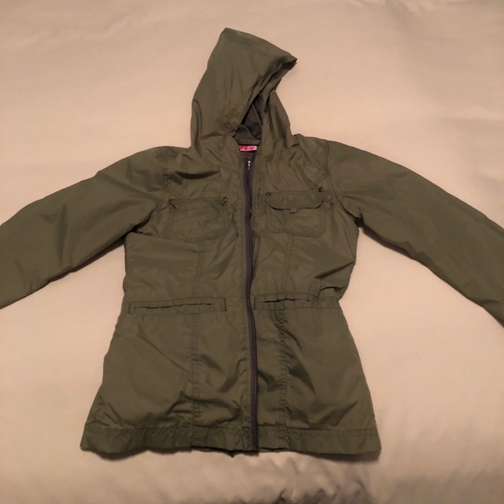 Kids lightweight green jacket